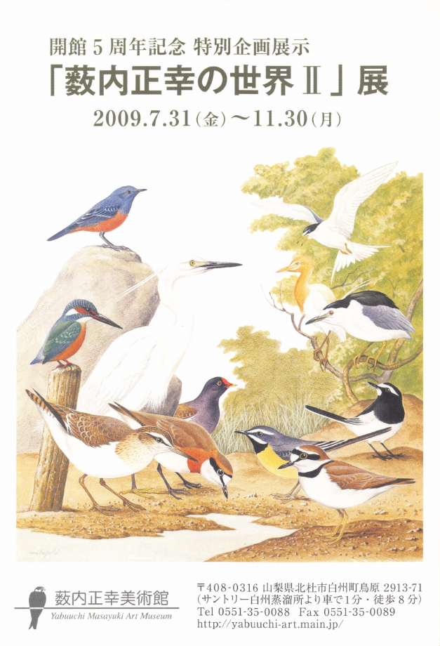 「「薮内正幸の世界Ⅱ」展」DMハガキの表面